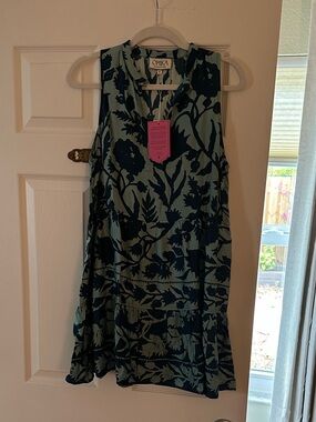 Elsie Mini Dress — Lolita Harbor in Blue Floral